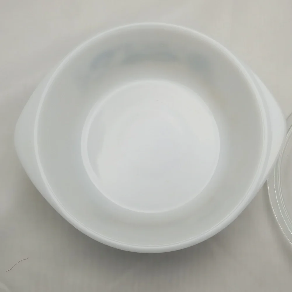 Glasbake Blue Onion Casserole with Lid